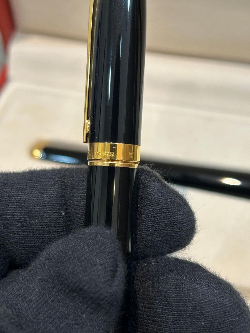 S.T.Dupont エステーデュポン 14K 万年筆 ボールペン セット 美品