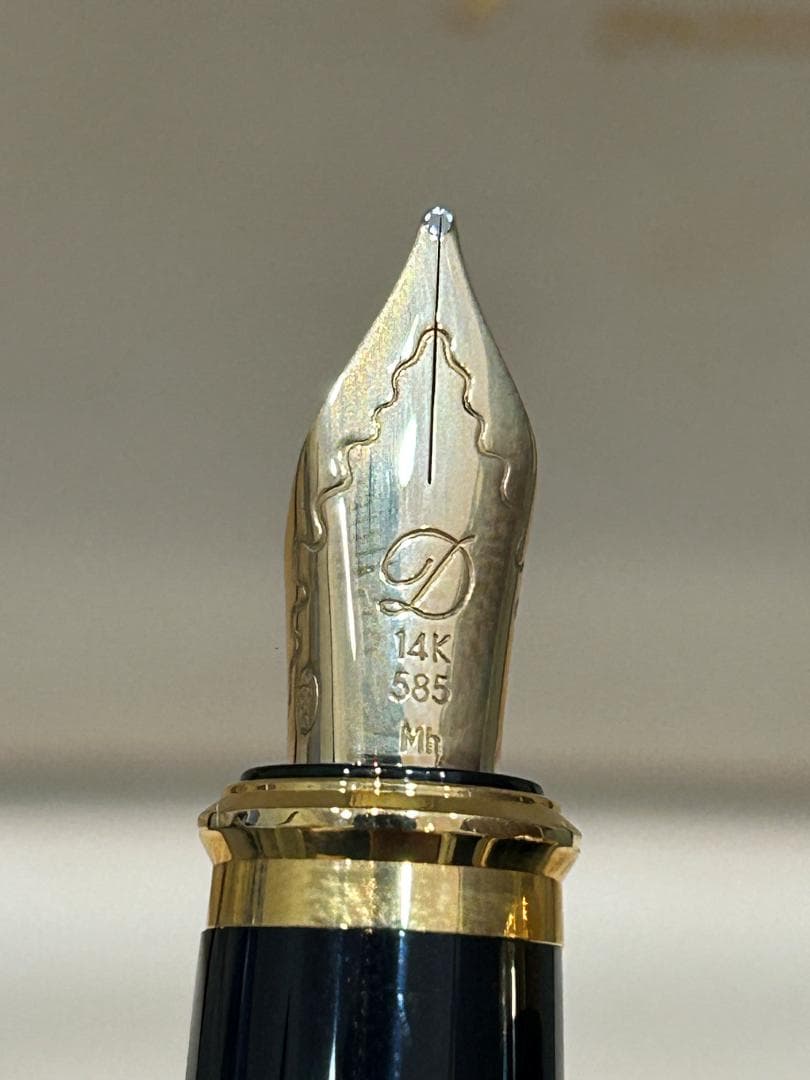 S.T.Dupont エステーデュポン 14K 万年筆 ボールペン セット 美品