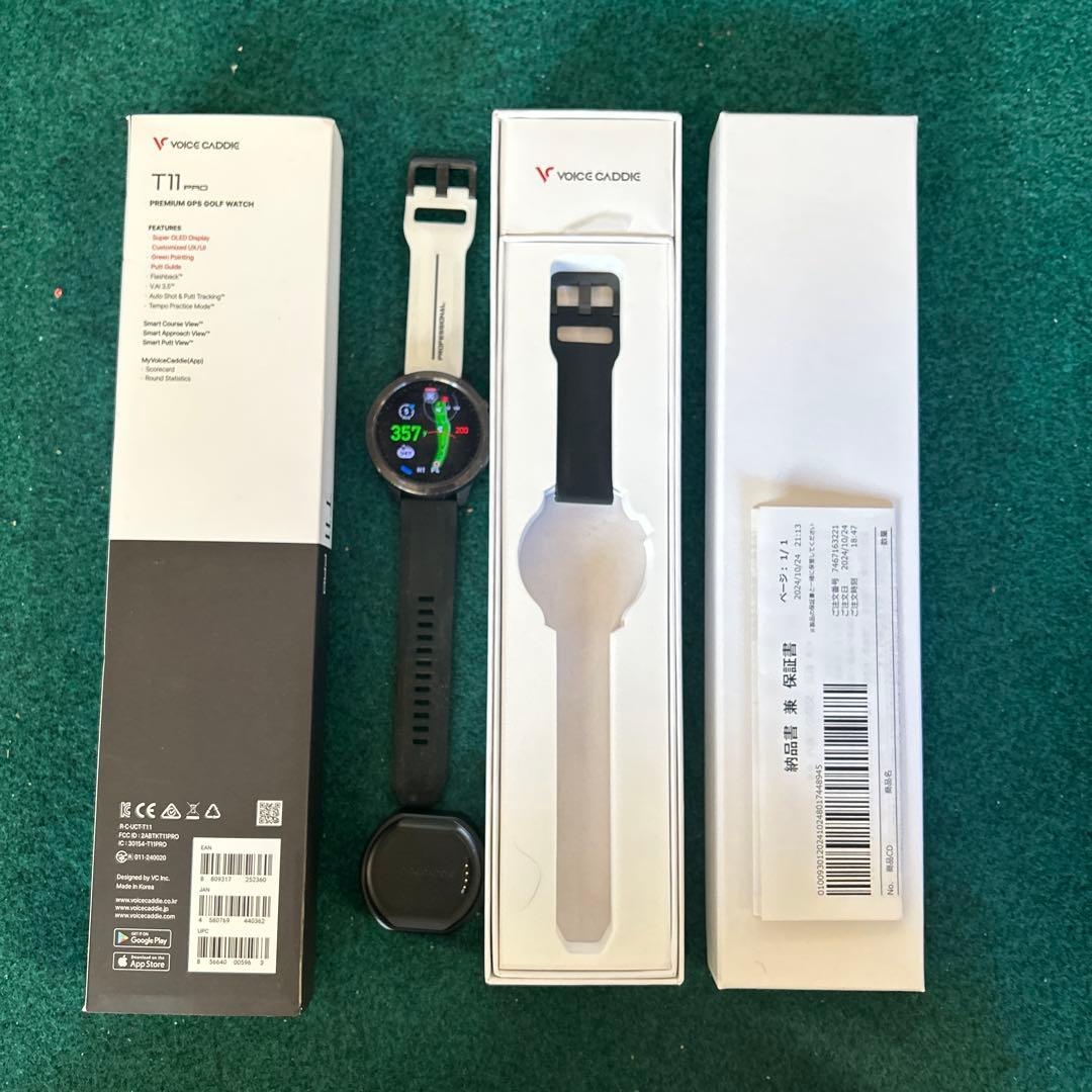 中古VOICE CADDIE T11 Pro GPSナビ ゴルフウォッチ