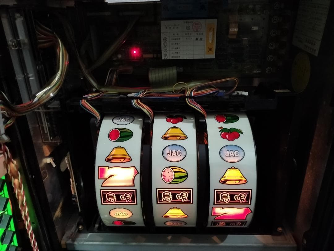 【パチスロ実機】オリンピア★『初代』島唄【不要機付き】４号機・レア・人気