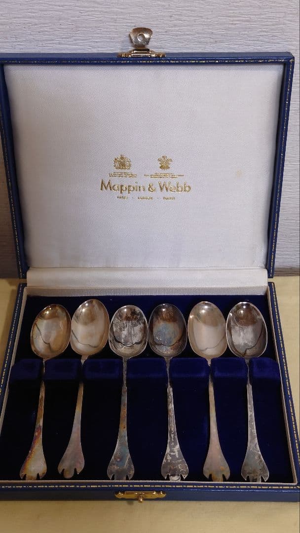 マッピン&ウェブ　銀製　スプーンセット