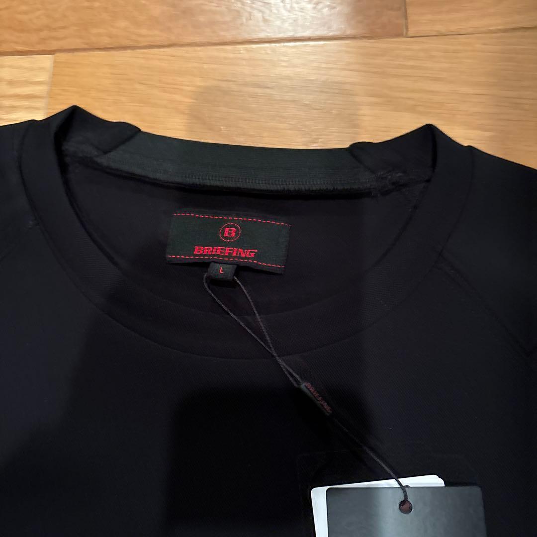 ニャンゴウ　BRIEFING ストレッチミニ3Dロゴクルーネックスウェット