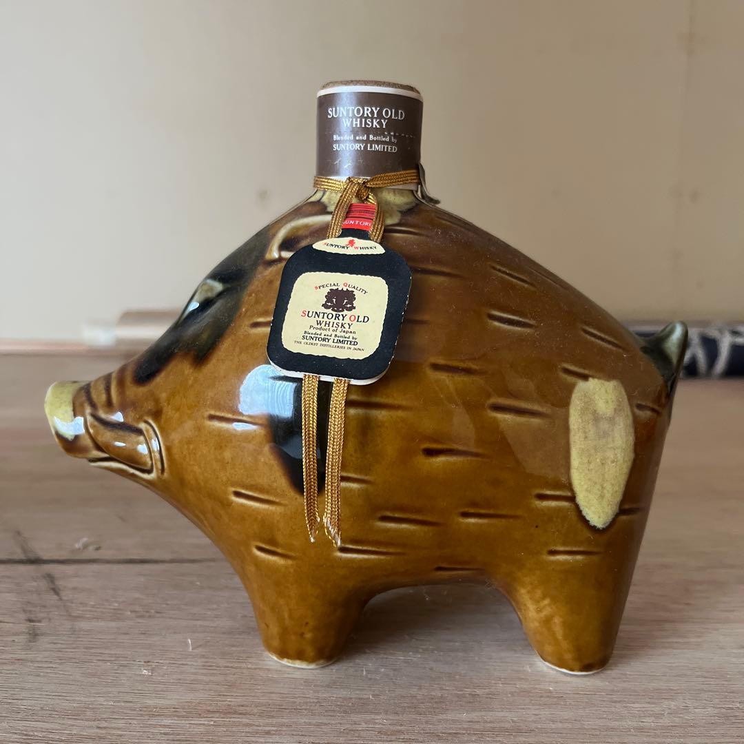 サントリーオールドウイスキー 豚型ボトル 750ml