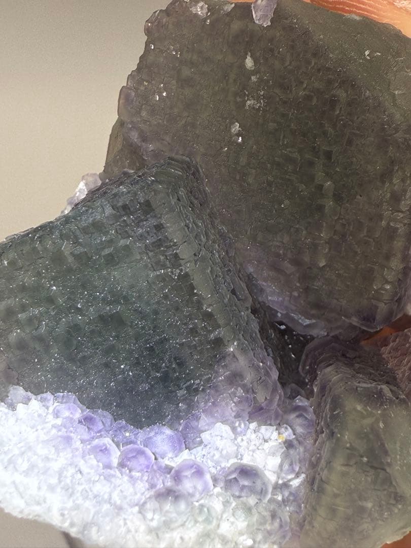 フローライト　蛍石　福建省産　結晶　鉱物標本　天然石