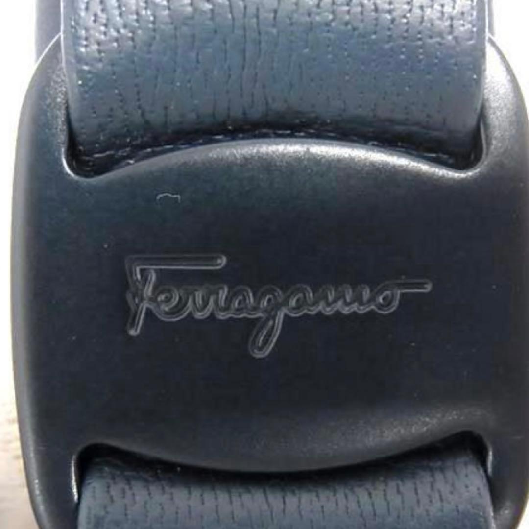 Salvatore Ferragamo ヴァラリボン レザー バレッタ