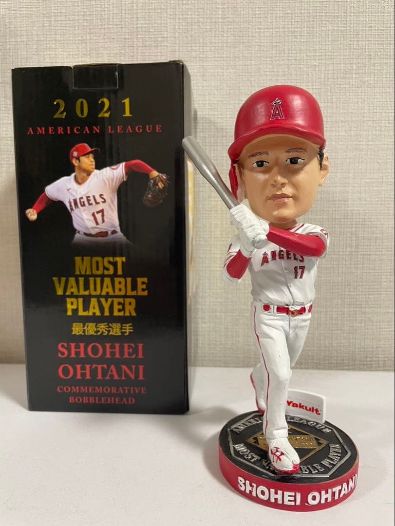 大谷翔平 2021 AL MVP記念 ボブルヘッド フィギュア 箱付き
