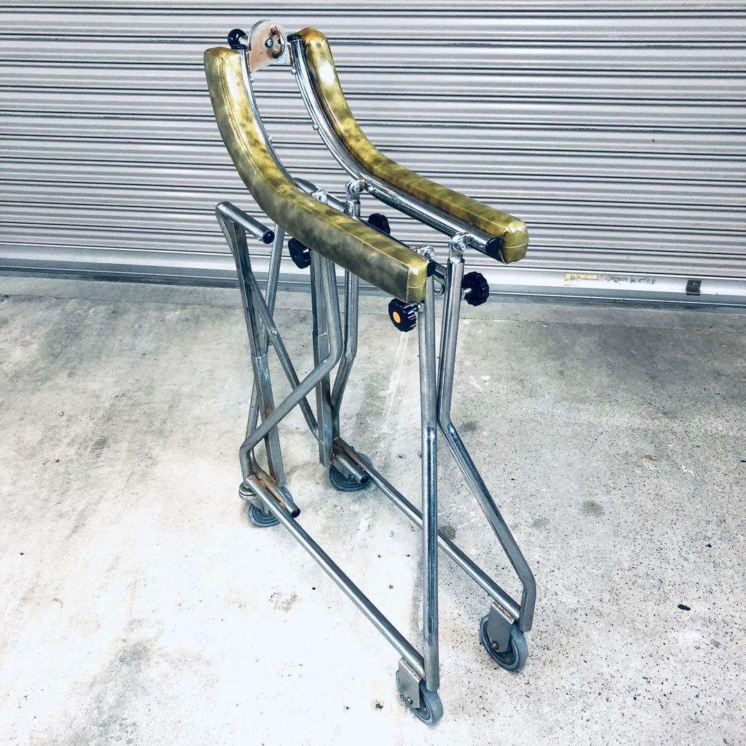 【送料無料】歩行器　介護　リハビリ　松永製作所　SM-10　折りたたみ　汚れ有り