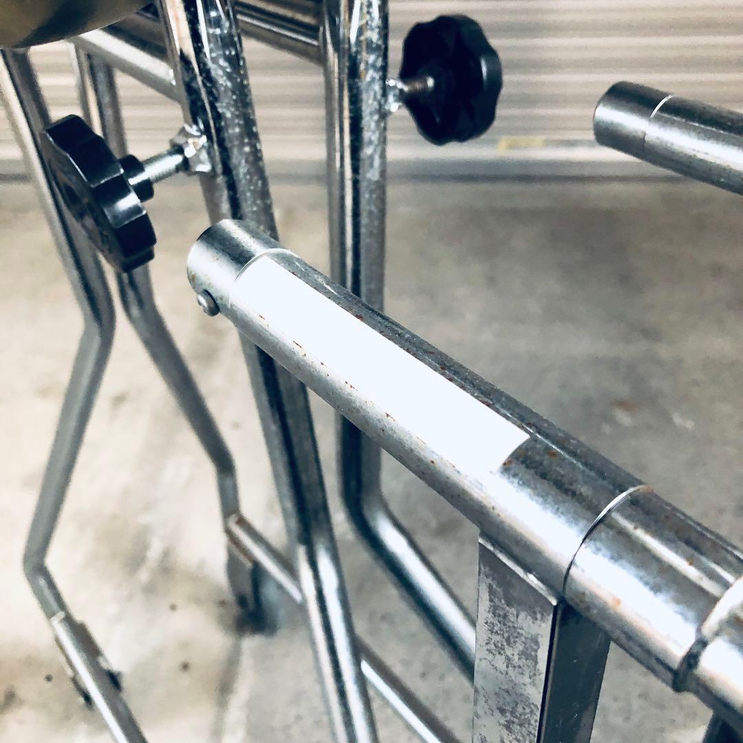 【送料無料】歩行器　介護　リハビリ　松永製作所　SM-10　折りたたみ　汚れ有り