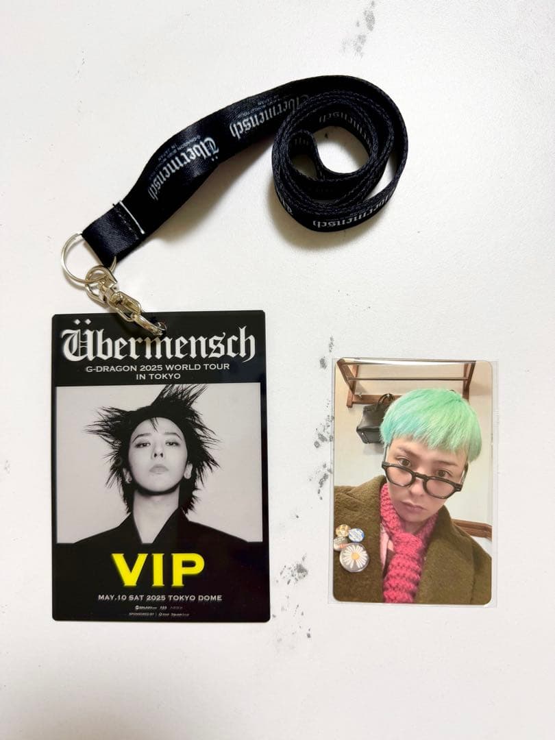 G-DRAGON ジヨン2025 限定VIPパスと特典カード