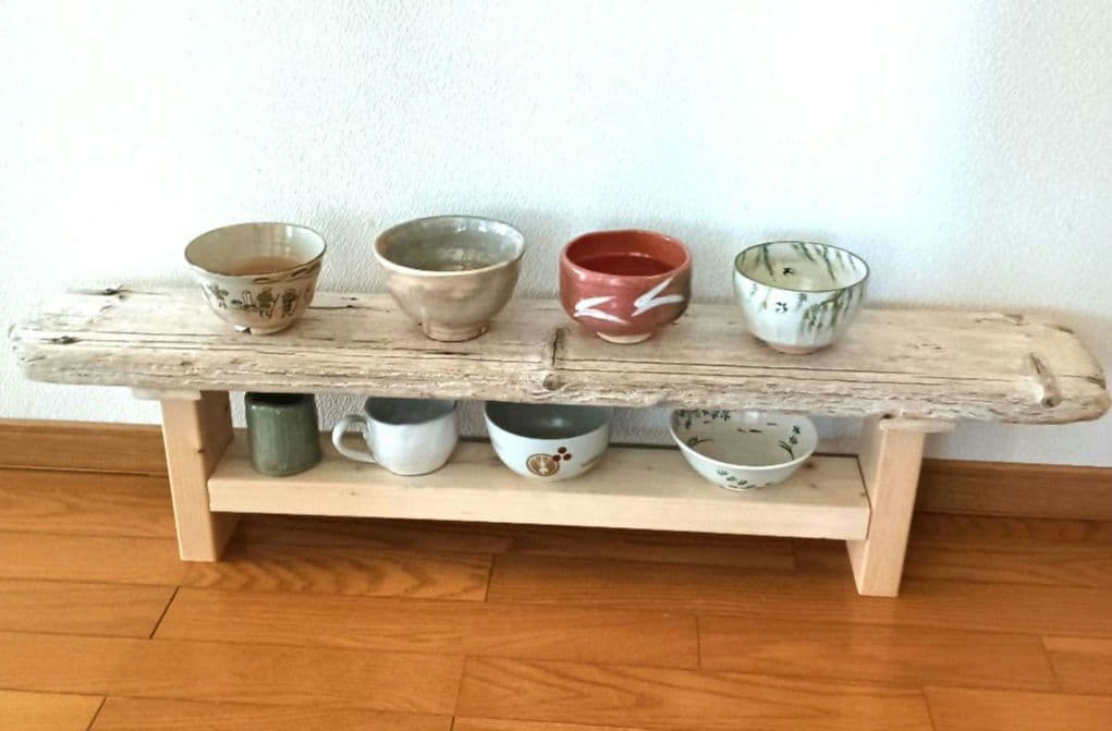 流木534 　流木のディスプレイ用サイドテーブル　多肉植物　　陶芸作品　観葉植物