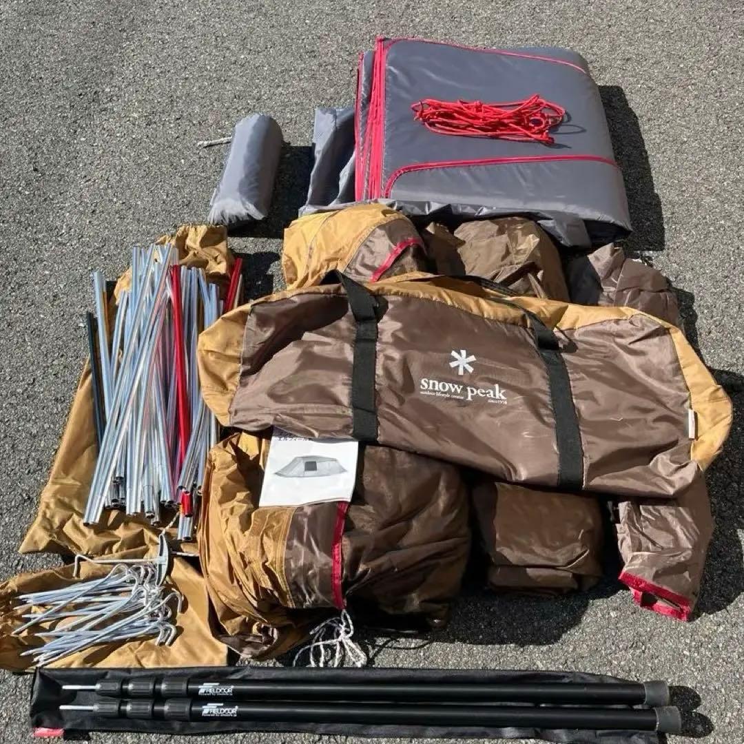 スノーピーク テント エントリー2ルームエルフィールド TP-880 マット付