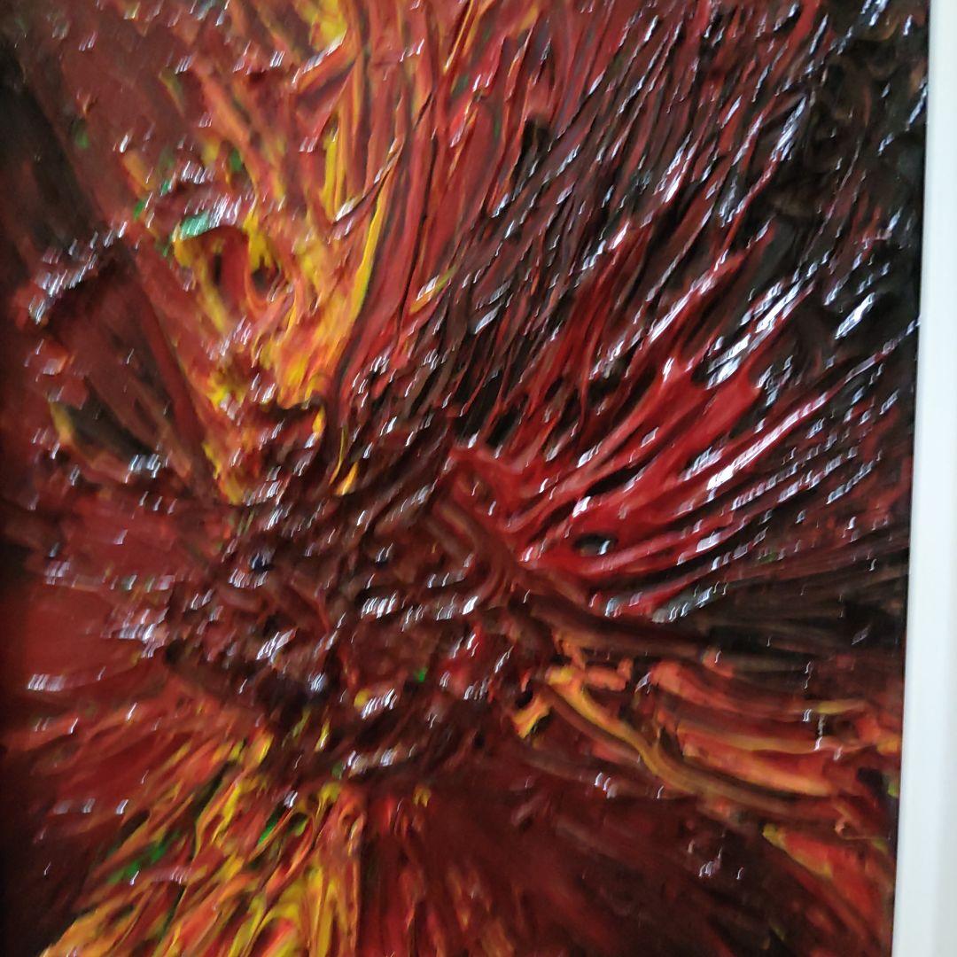 アクリル画　抽象画