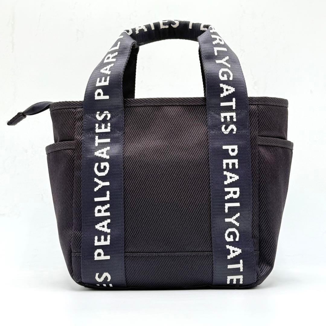 未使用品‼️【PEARLY GATES】定番ロゴゴルフカートバックネイビー男女兼用