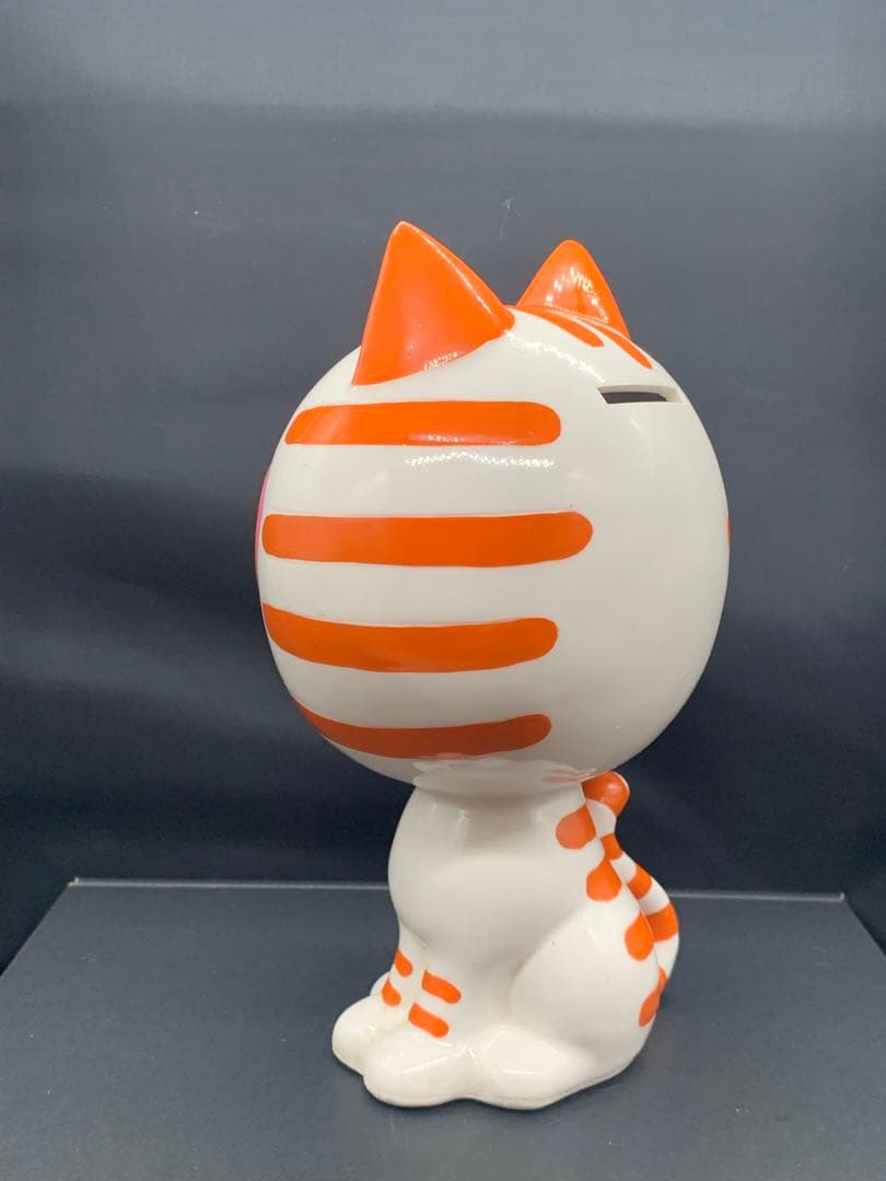 内藤ルネ　猫　箱入り　陶器　貯金箱