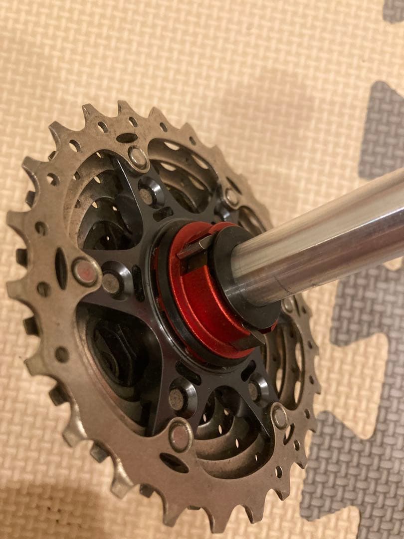 ディスクホイール　ピスト　ロード　シャフト　シマノ　アルテグラ　スプロケット