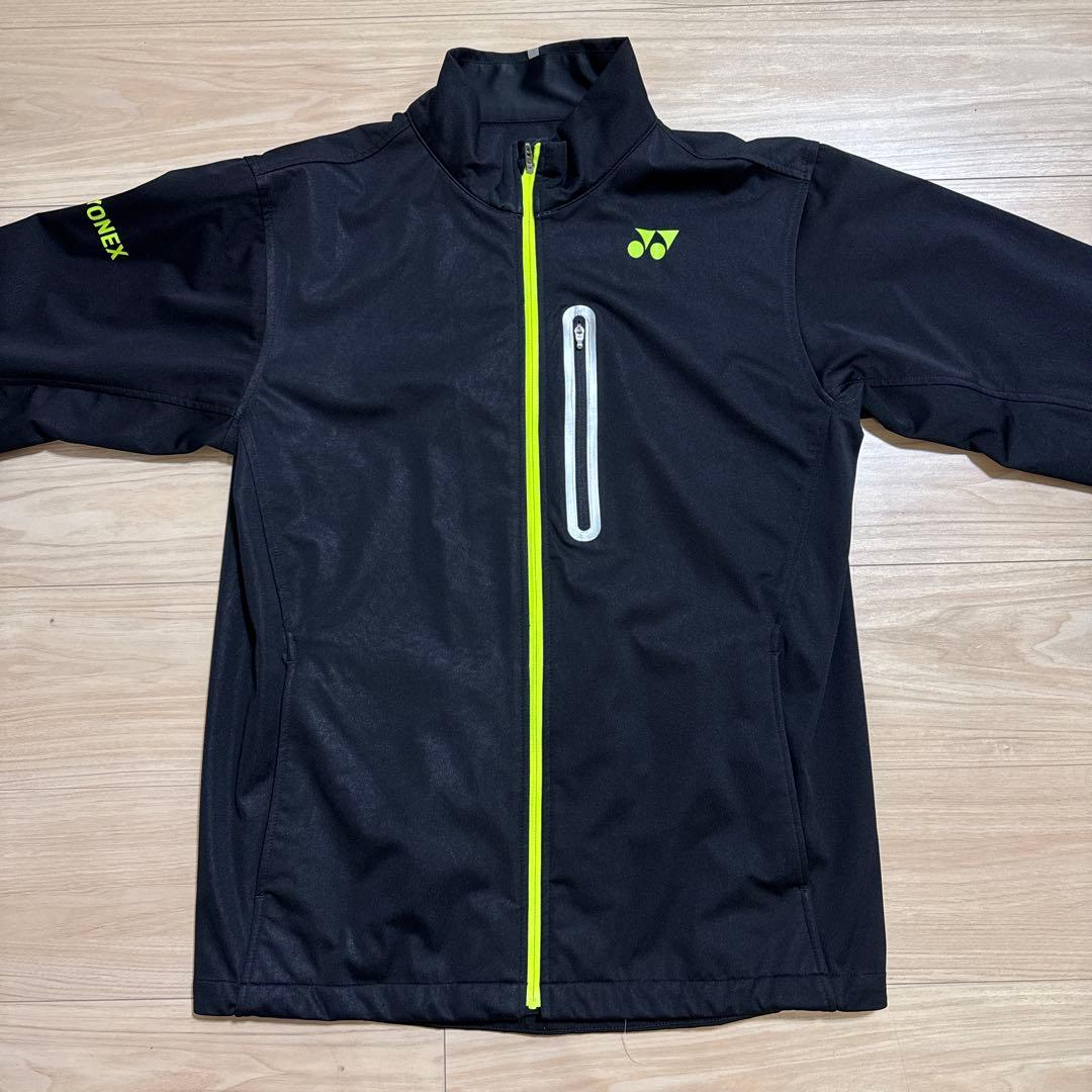 YONEX テニスジャケット ブラック/イエロー