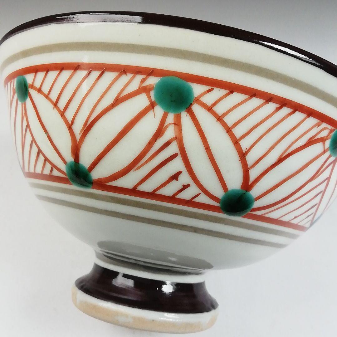 Ｗ８３　茶碗　『赤絵茶碗』『日吉窯　加藤丈佳 造』　共箱　抹茶碗　茶道具