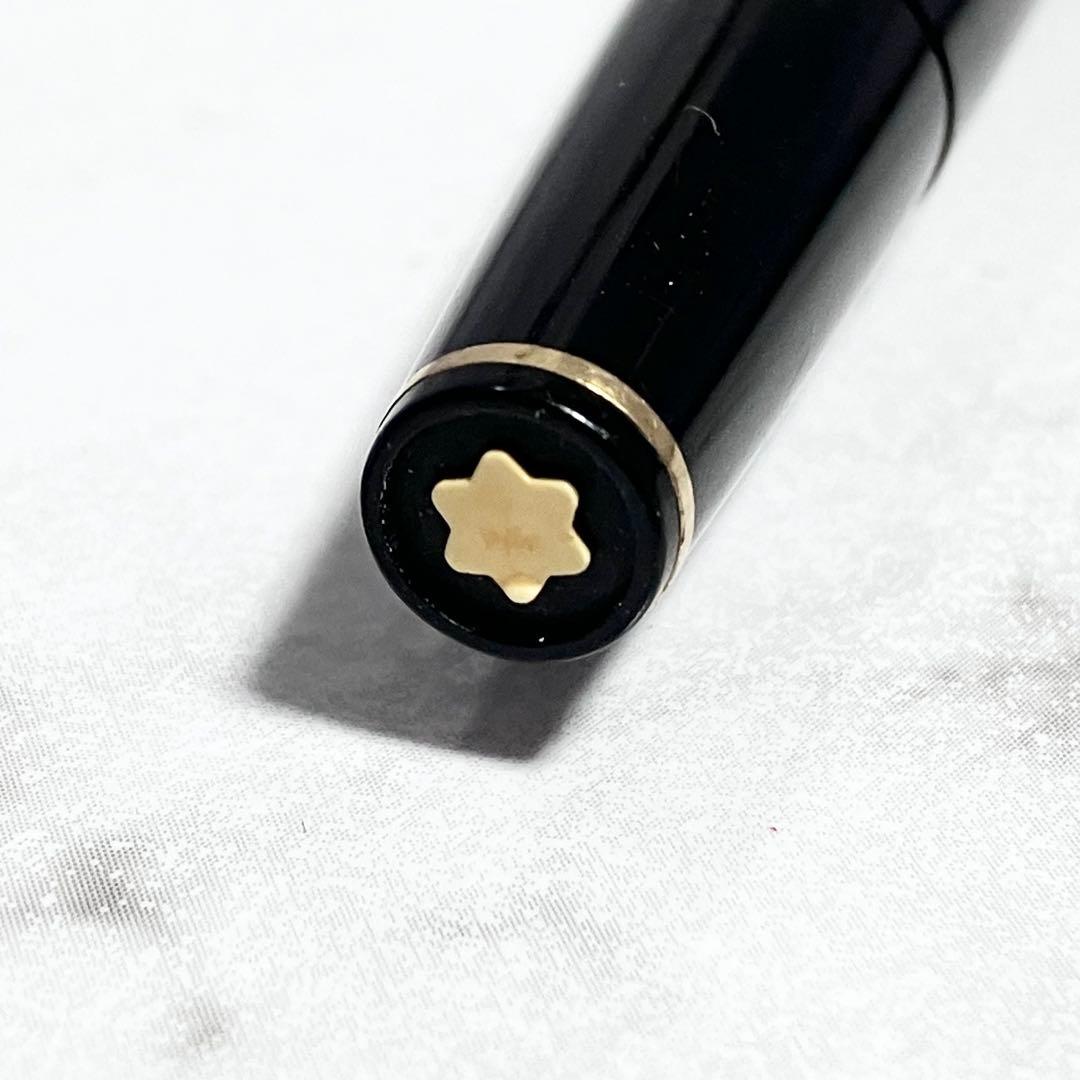 モンブラン 万年筆 121 ペン先 750 18K ブラック ホワイトスター