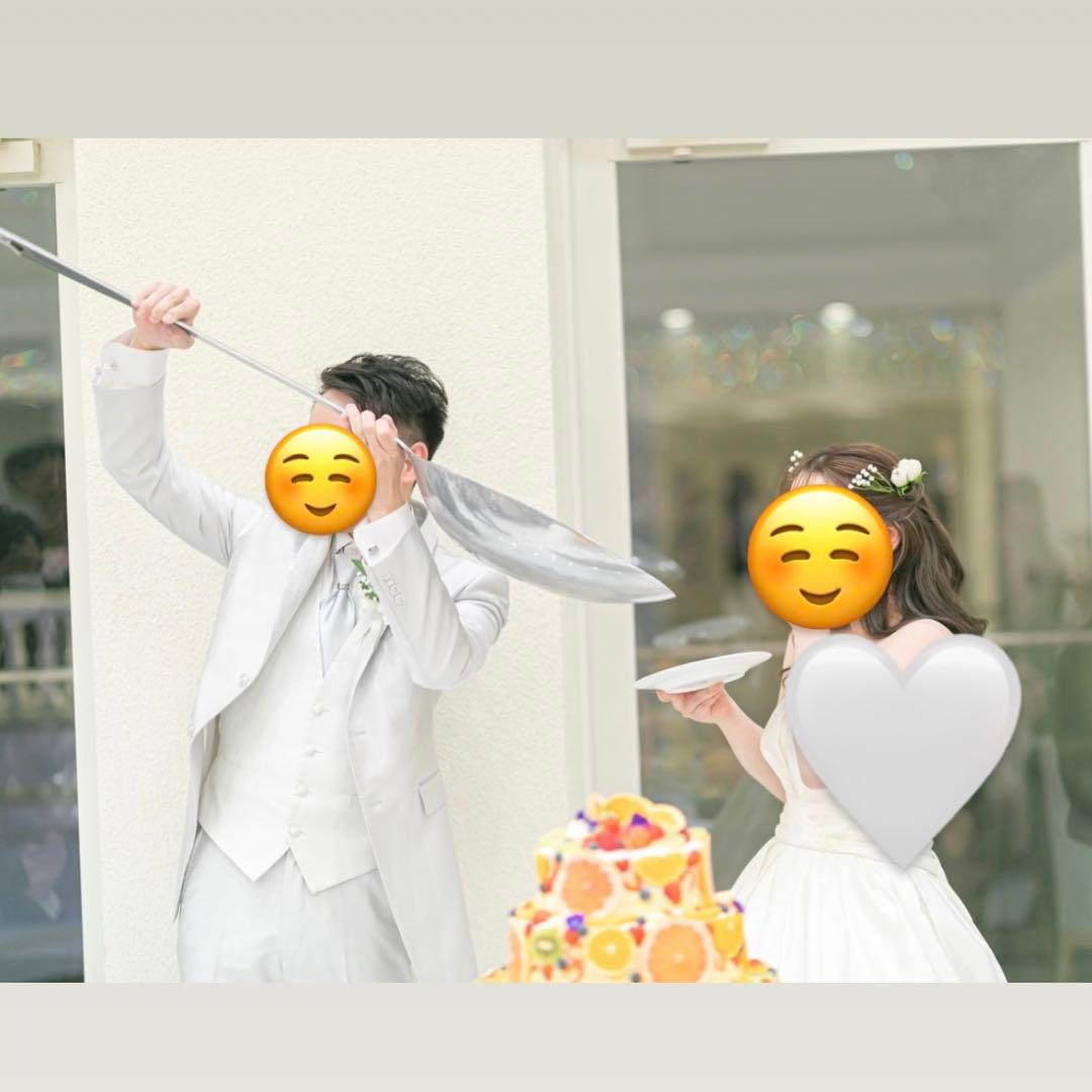 大きな金属製スプーン ウェディング用