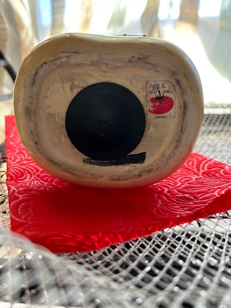 内藤ルネ カウボーイ 貯金箱 昭和レトロ ＄