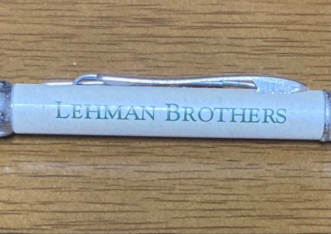 LEHMAN BROTHERS ボールペン、メモ帳