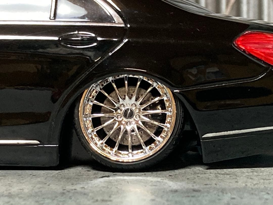 1/24 メルセデスベンツSクラス黒（カスタム品）