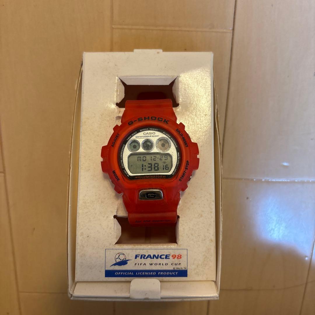 最終値下げ G-SHOCK FIFAワールドカップ1998 オレンジ