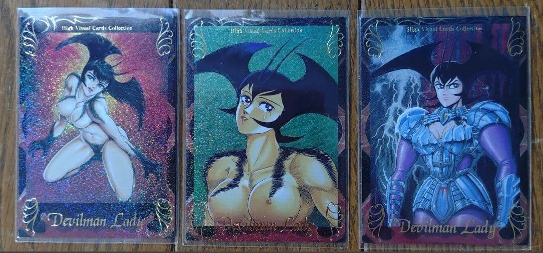 ア*ラ様 デビルマンレディー トレカ nagai special 1,3,8 3