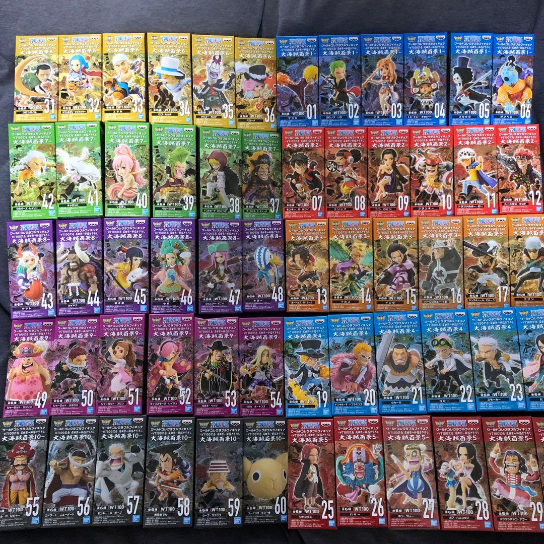ワンピース　ワールドコレクタブル フィギュア　 大海賊百景　60体コンプセット