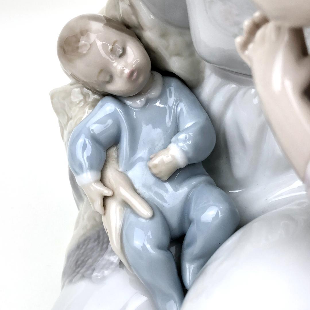 【美品】リヤドロ／フィギュリン 母と子 新しい家族 23cm／6939