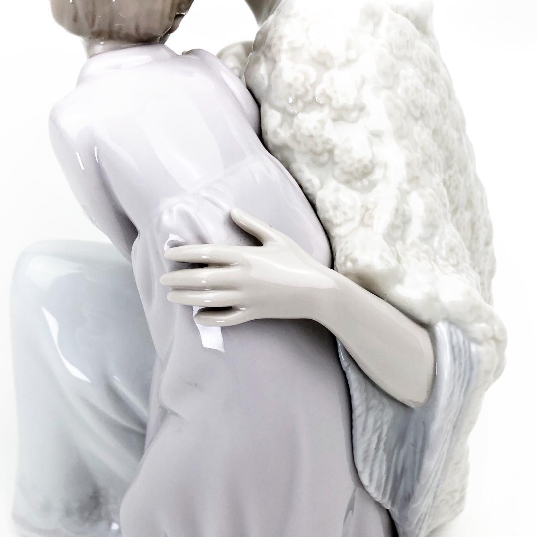 【美品】リヤドロ／フィギュリン 母と子 新しい家族 23cm／6939