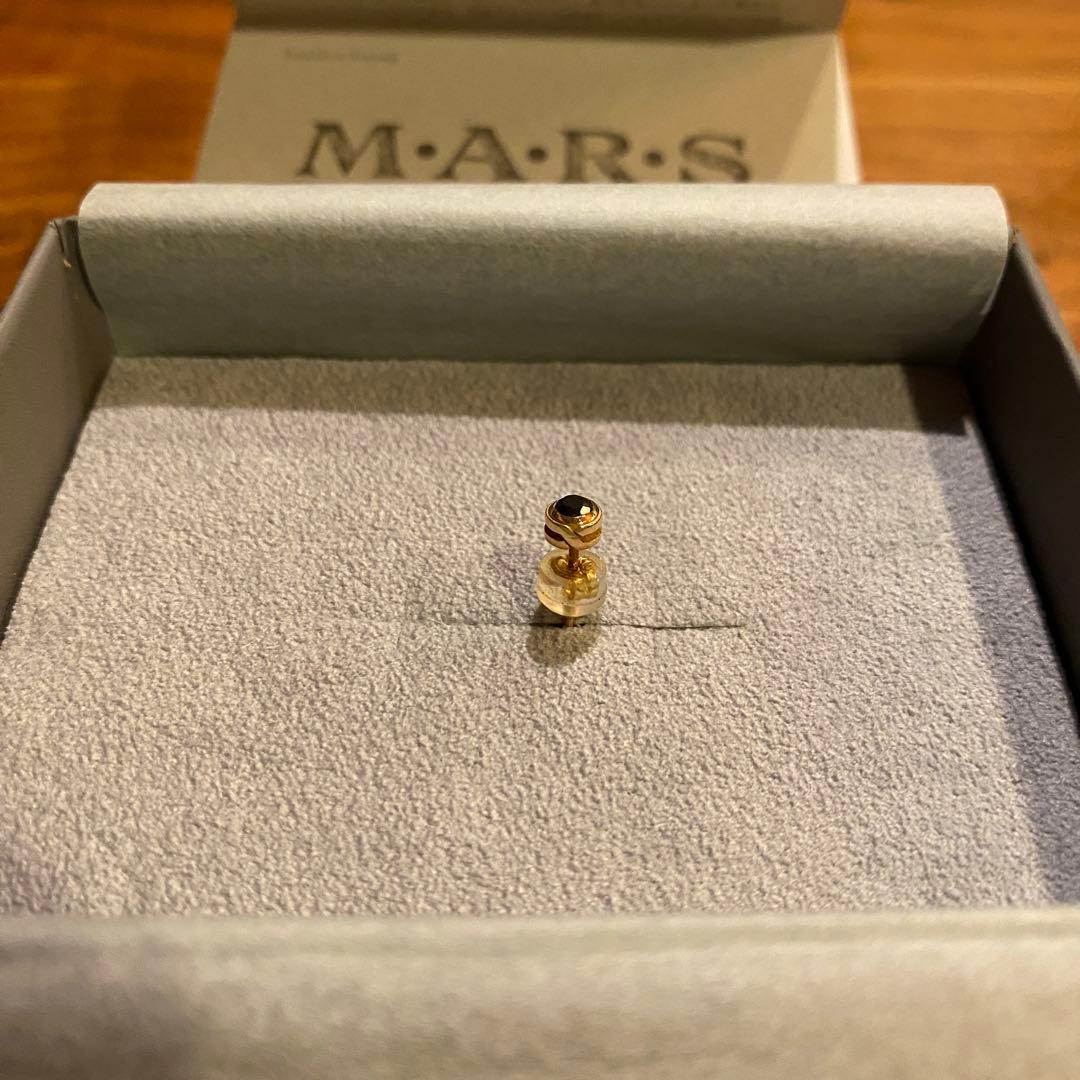 M.A.R.S. セルトンピアス【K18YG/BKDIA】　k18ピアス　メンズ