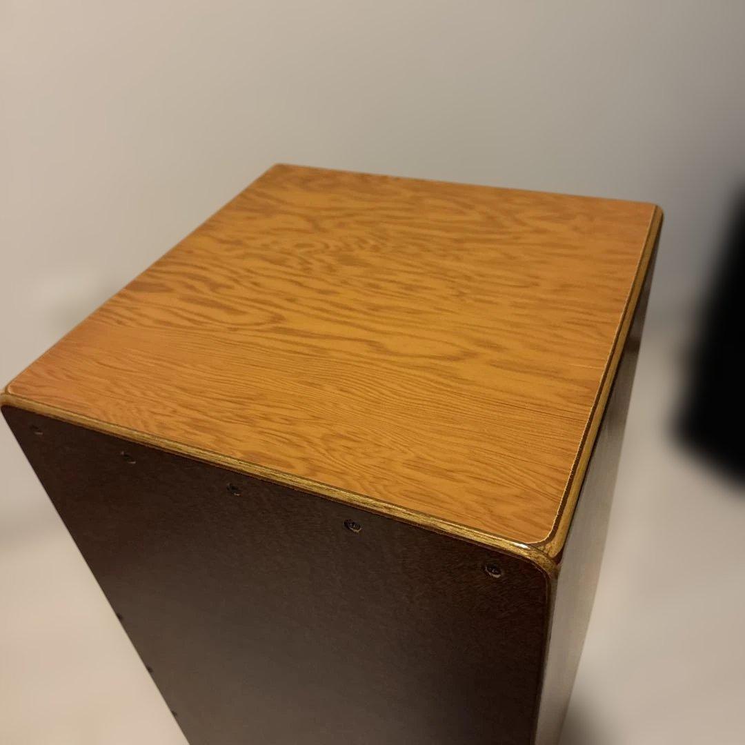 【美品・プロテクションラケットケース付】カホン　ハマサキ　濱崎商会