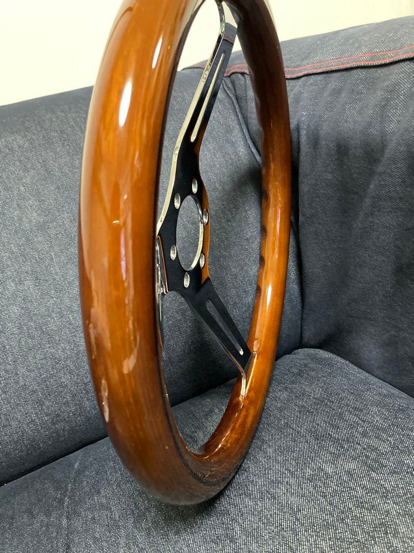 L700S ミラジーノ　ウッドステアリングφ35