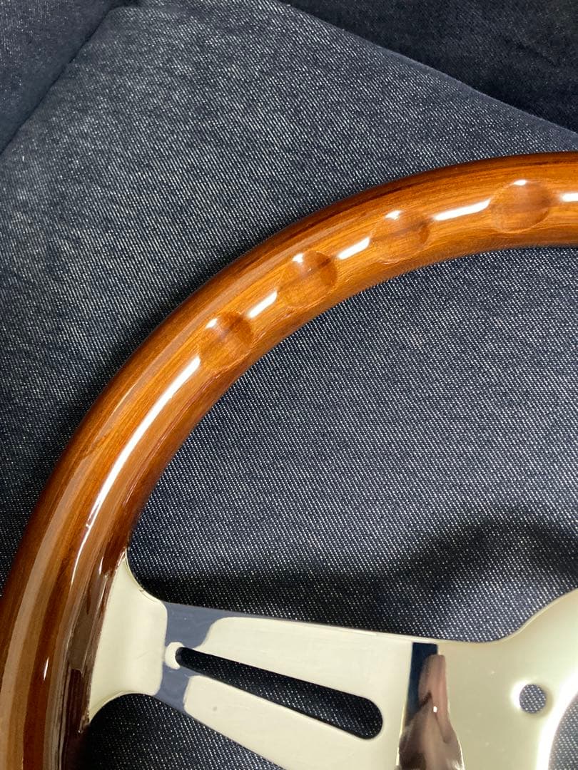 L700S ミラジーノ　ウッドステアリングφ35