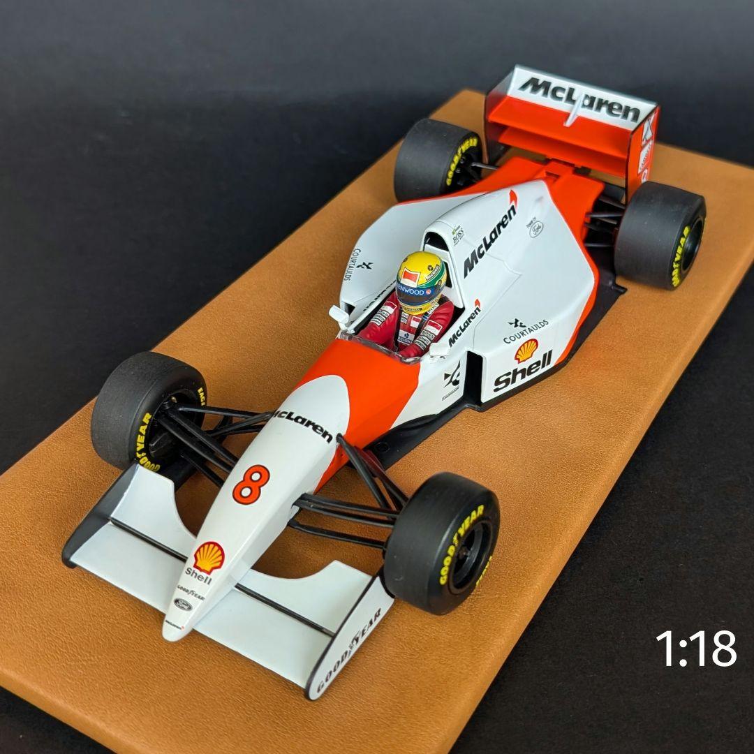 ミニチャンプス 1/18 マクラーレン ホンダ MP4/8 1993 A.セナ