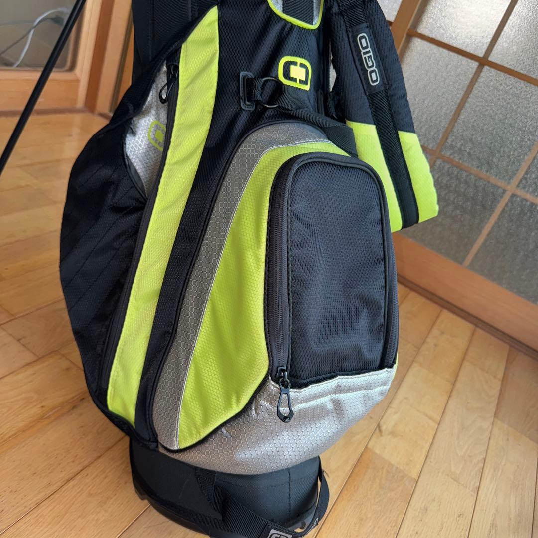 【美品！】OGIO キャディバッグ 8分割 ブラック・ライム