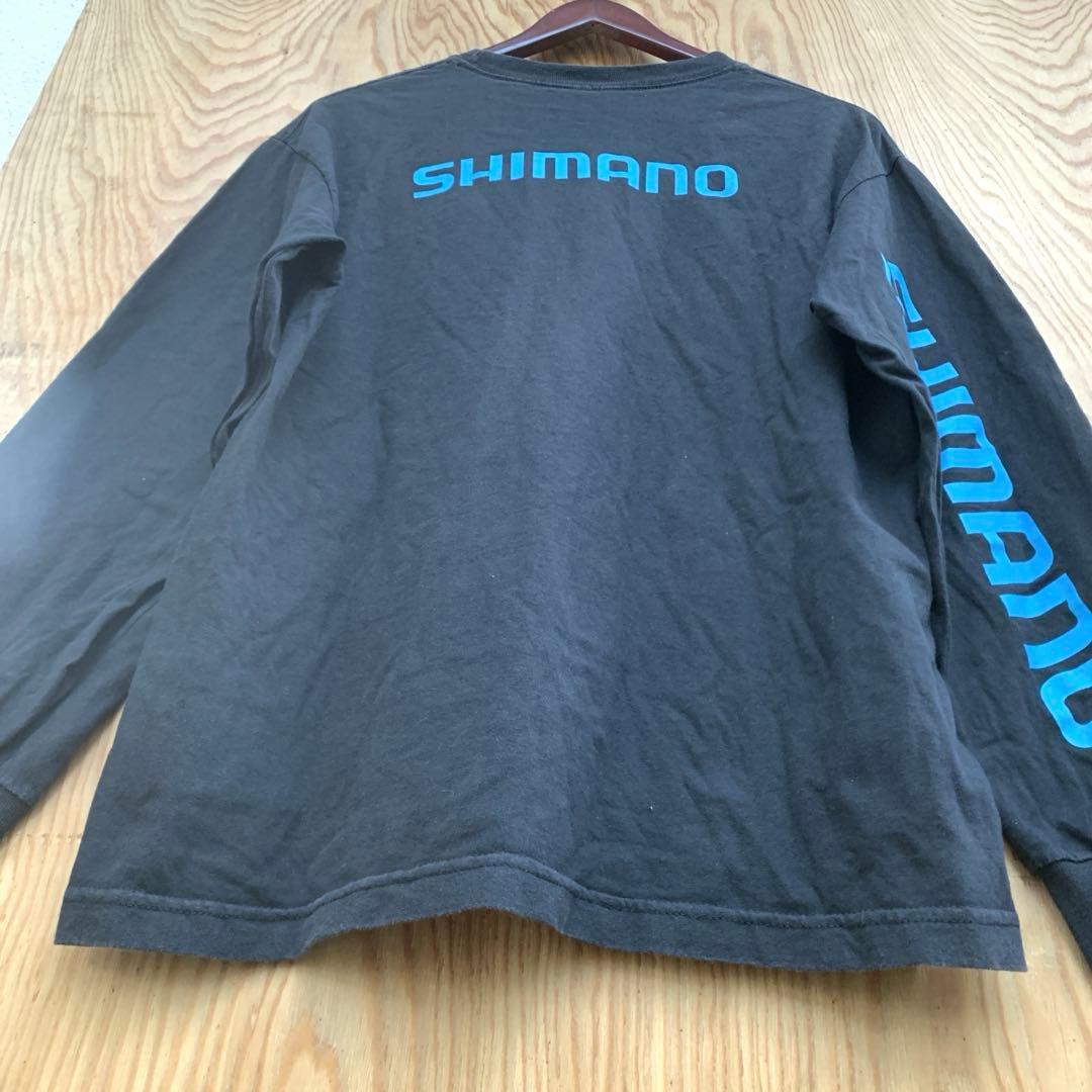 SHIMANO★シマノ★両面プリント★袖プリント★長袖★ロンT★フィッシング★M