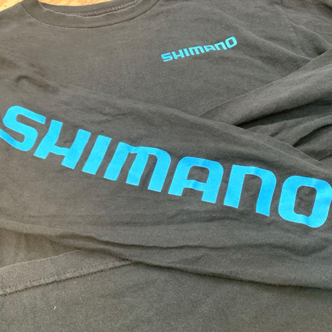 SHIMANO★シマノ★両面プリント★袖プリント★長袖★ロンT★フィッシング★M