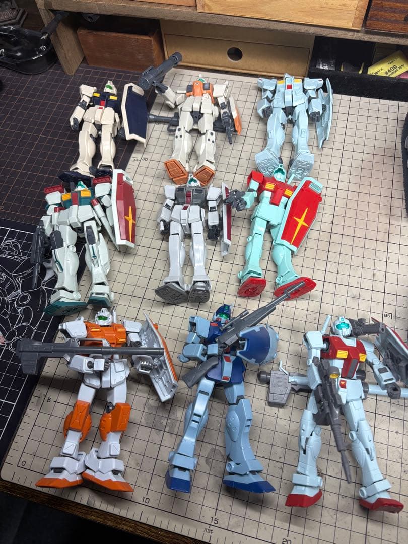 ふ*り様 HGガンプラ ジム9体セット　ジャンク
