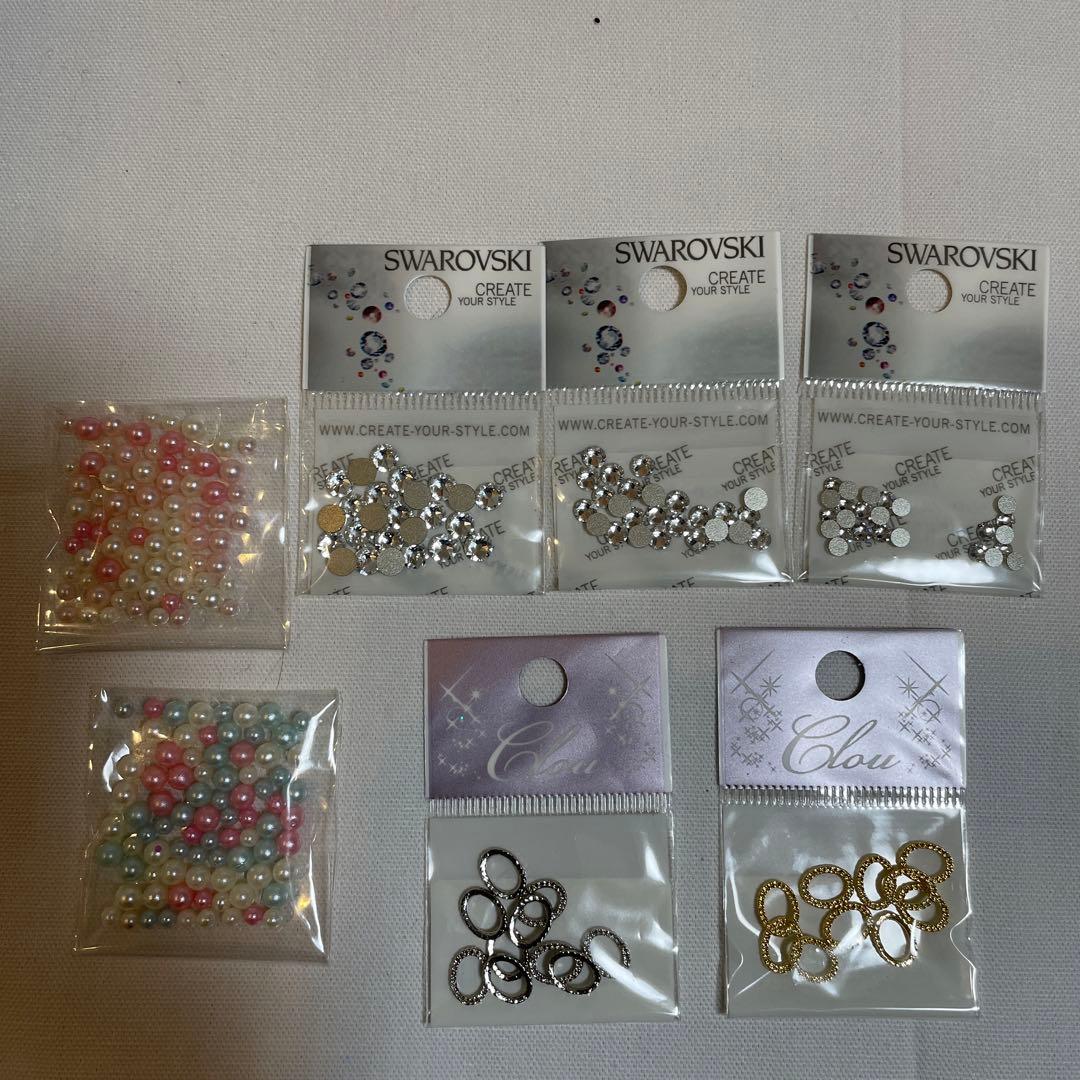 ネイルアート用品　ネイルパーツ　ラインストーン　セット　まとめ売り