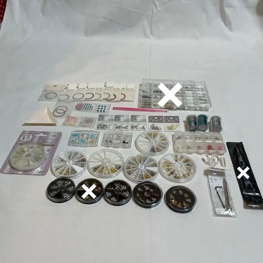 ネイルアート用品　ネイルパーツ　ラインストーン　セット　まとめ売り