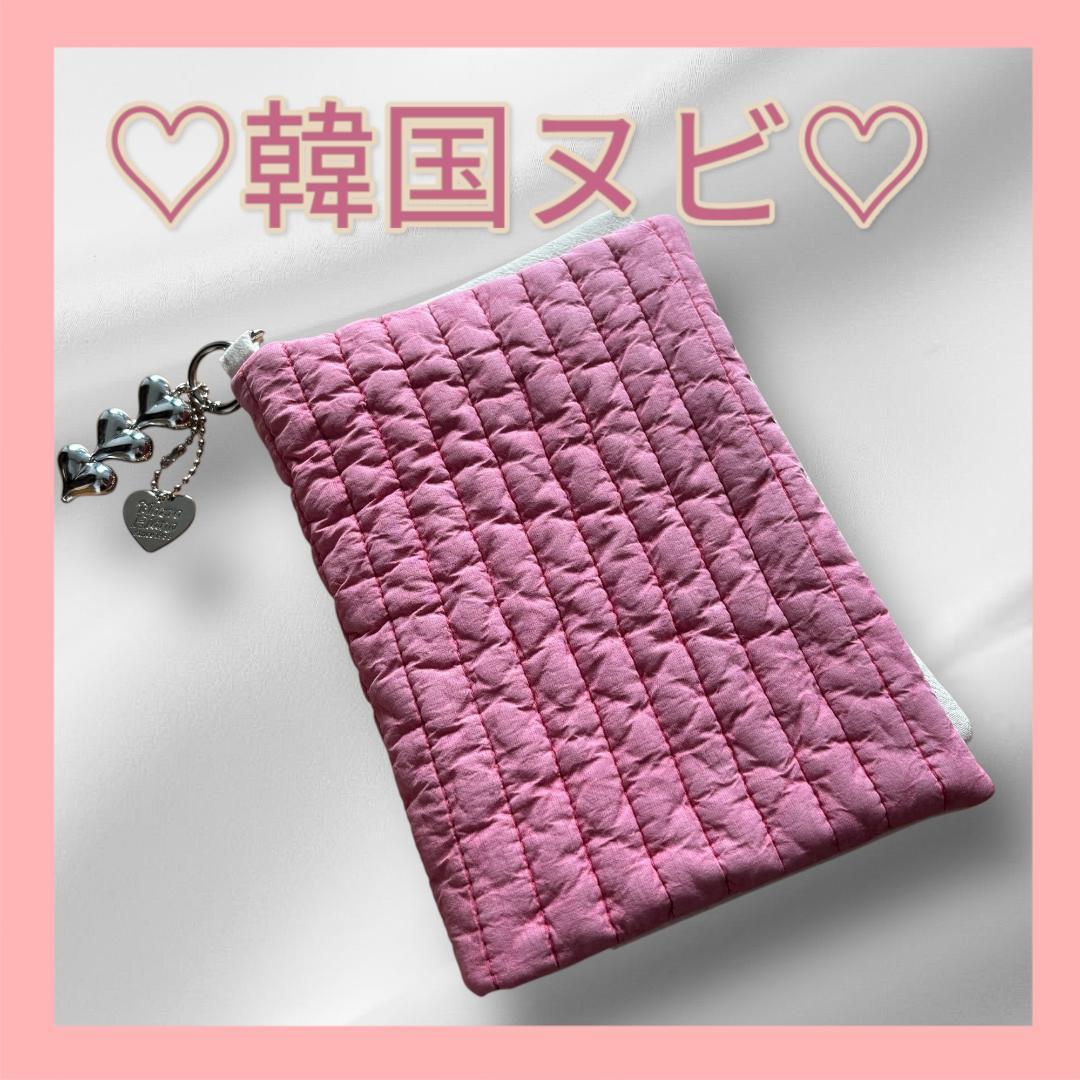韓国製♡バインダーカバー♡ヌビ◾️ピンク　A6貯金SAVING