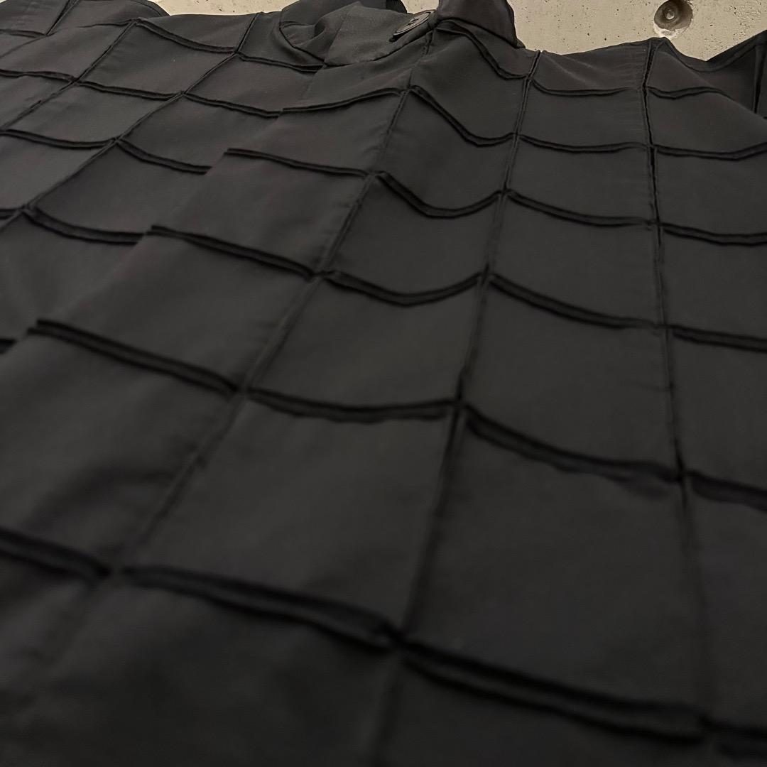 【値下げ】ISSEY MIYAKE A-POC メンズ ロング コート BK