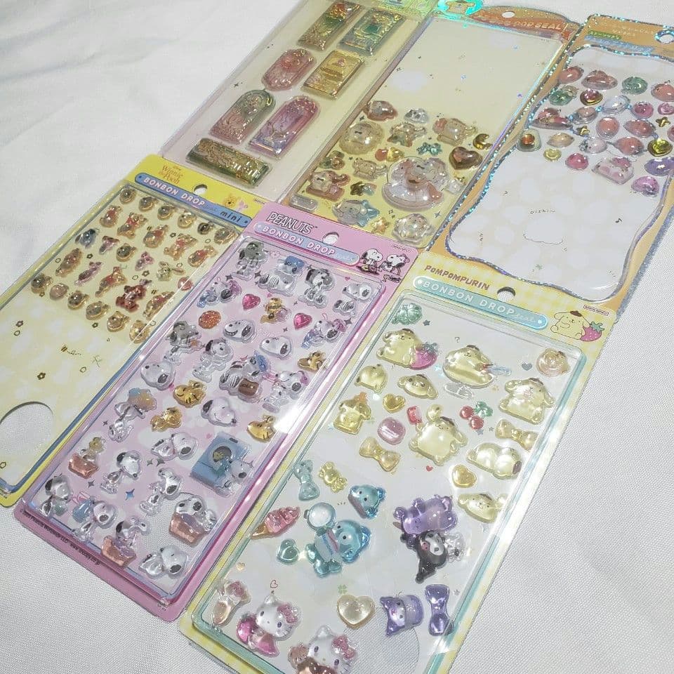 おすそわけ　ボンボンドロップシール他　大量