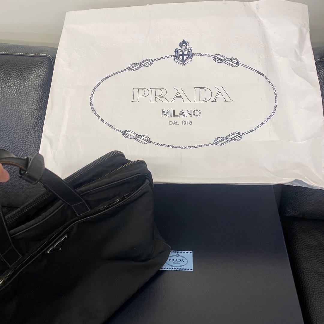 PRADA ビジネスバッグ ブラック