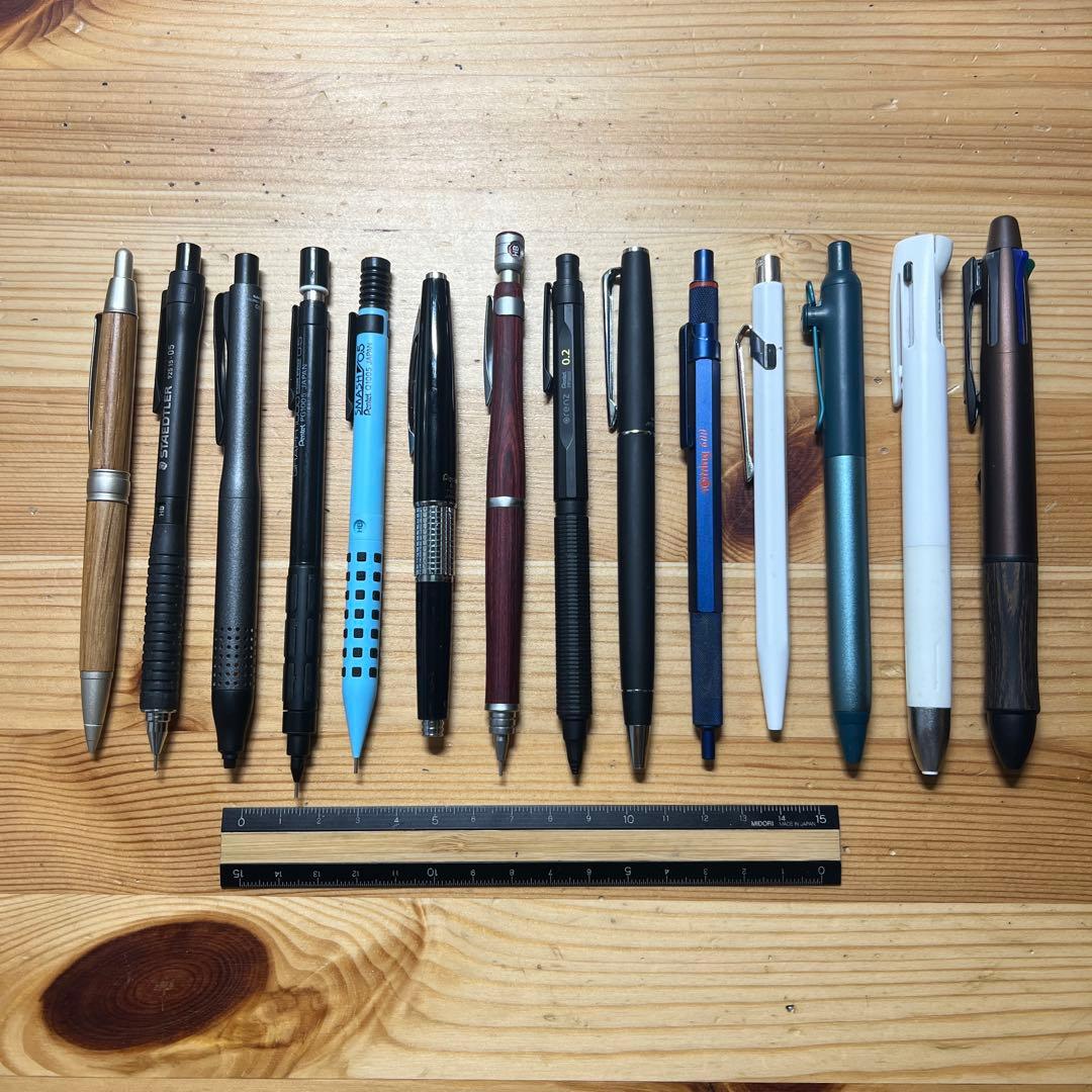 筆記具 まとめ売り 14本 +定規