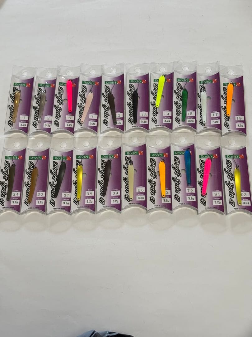 ロデオクラフト ドリフトスピン 47 3.2g 20枚 全色セット スプーン