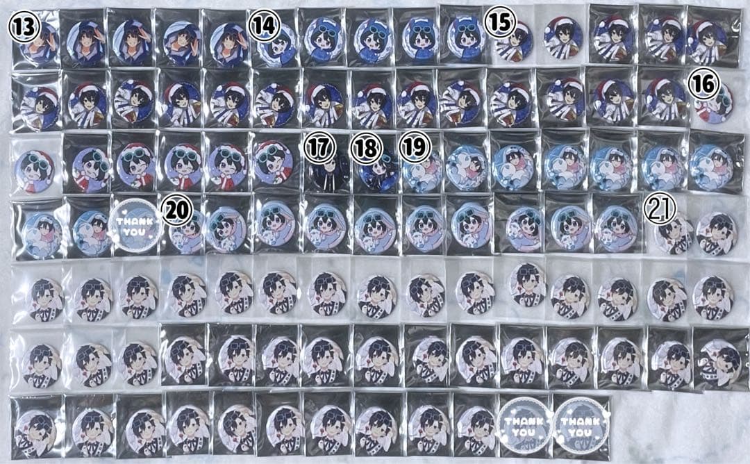 ちょこらび ポケカメン 缶バッジ