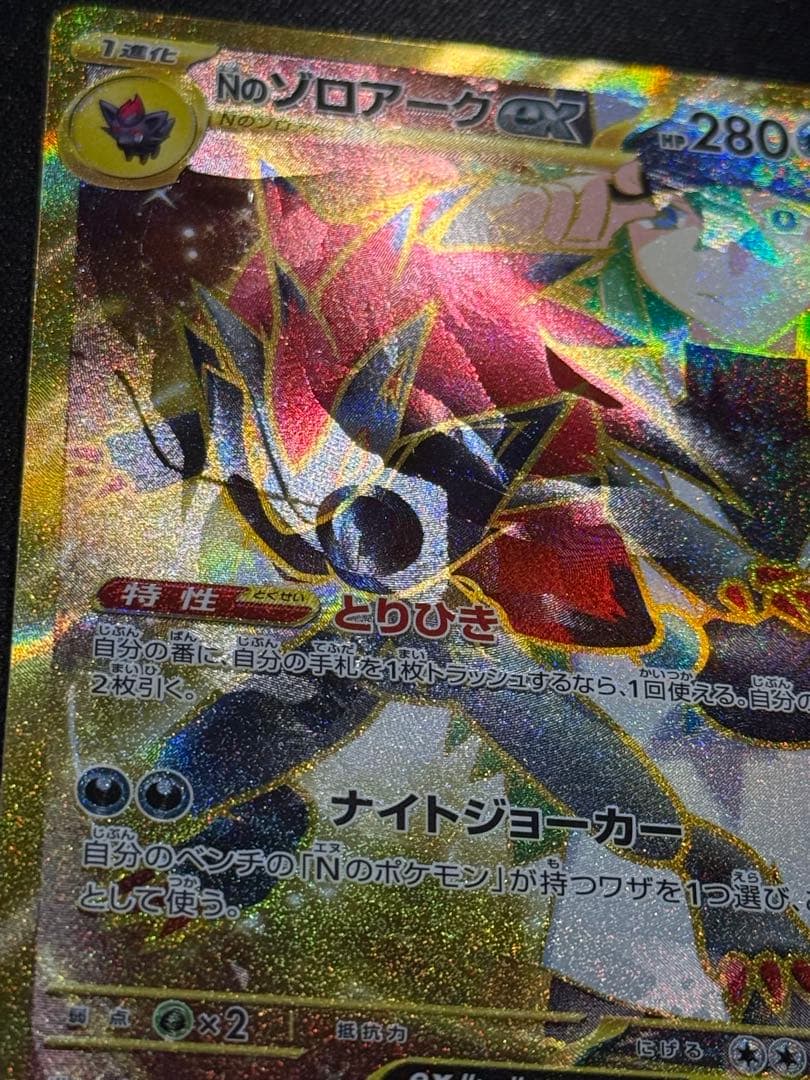 Nのゾロアークex UR エラーカード (SARホロフォイルエラー)